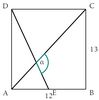 rectangle
            de côtés 12 et 13