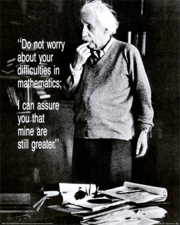 photo d'Einstein trouvée sur le web... mais j'ai le poster dans mon bureau ;-)
