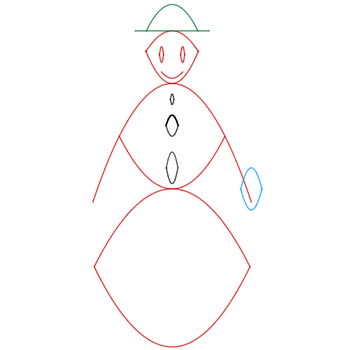 image constituée d'arcs de parabole